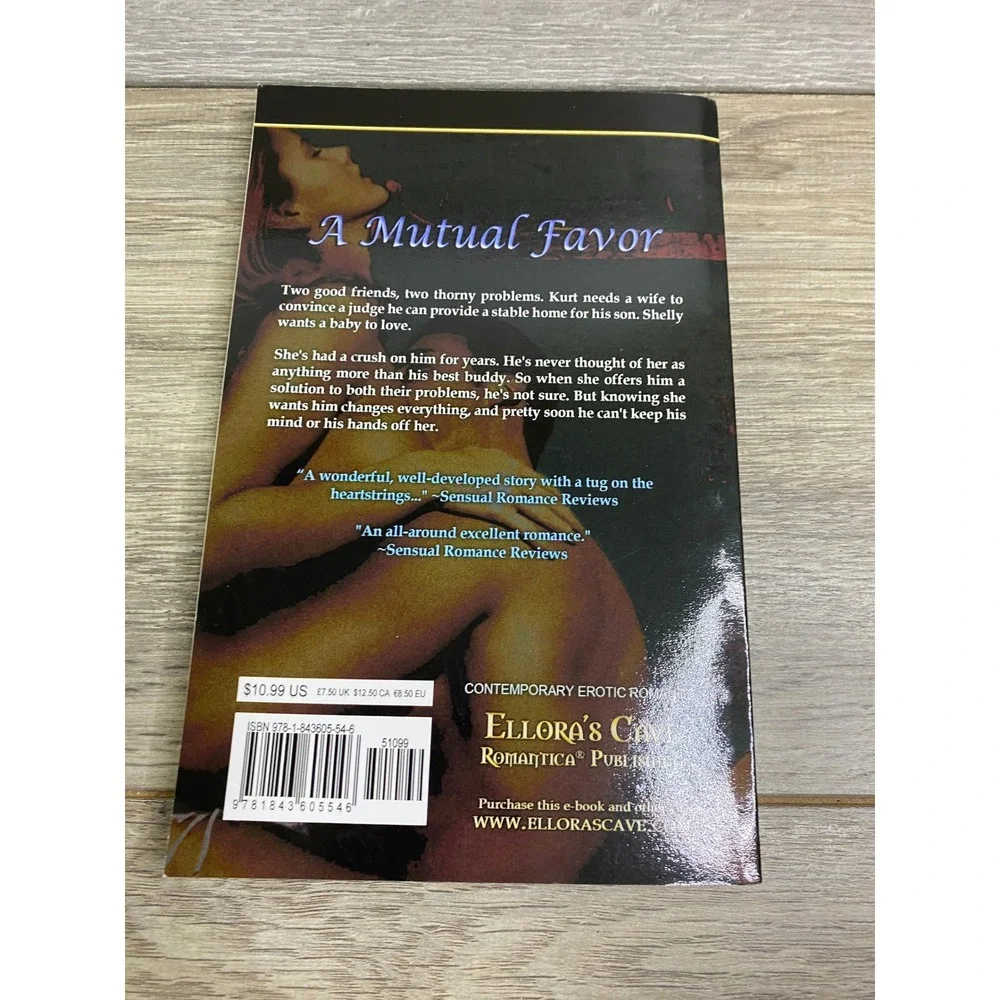 A Mutual Favor Ann Jacobs Ellora's Cave‎ Romantica Erotic Romance Paperback 2005